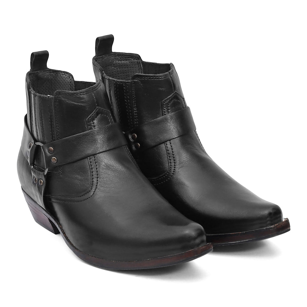 Harness Leather Boots
