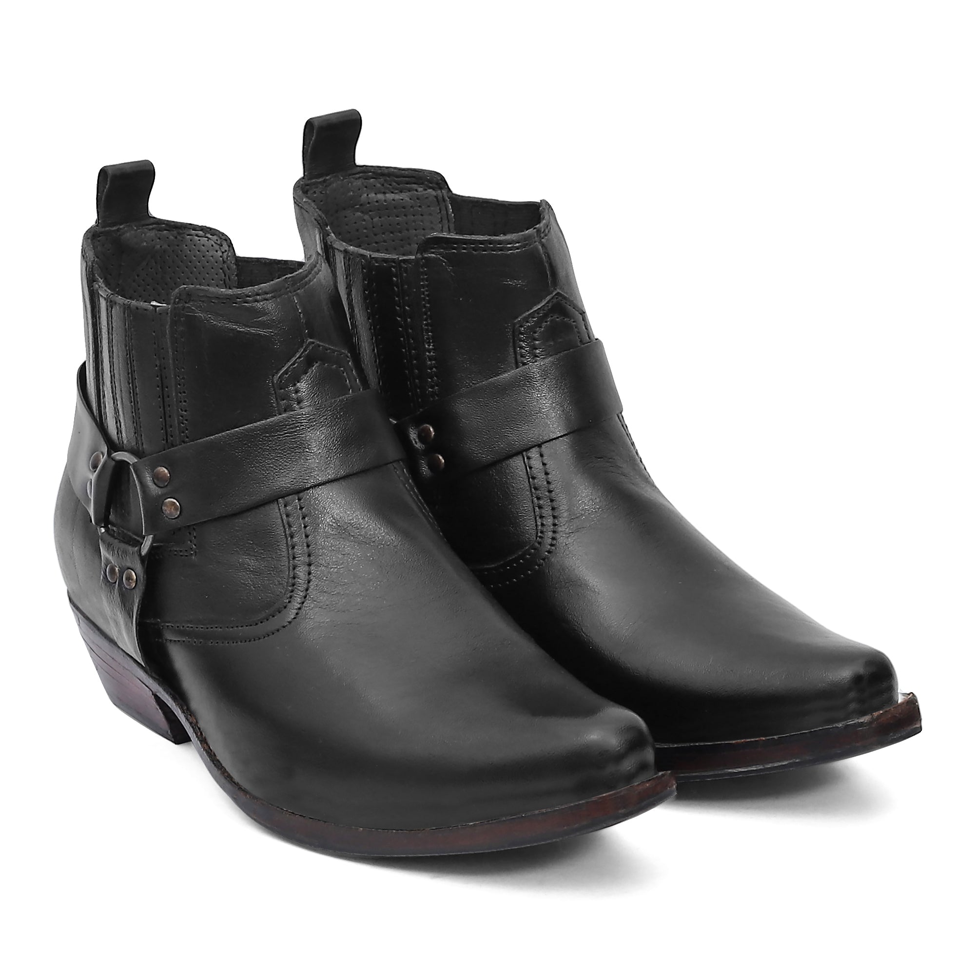 Harness Leather Boots
