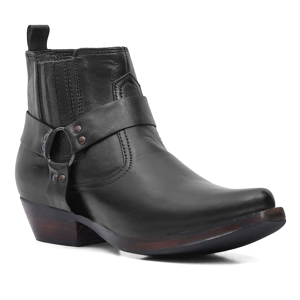 Harness Leather Boots