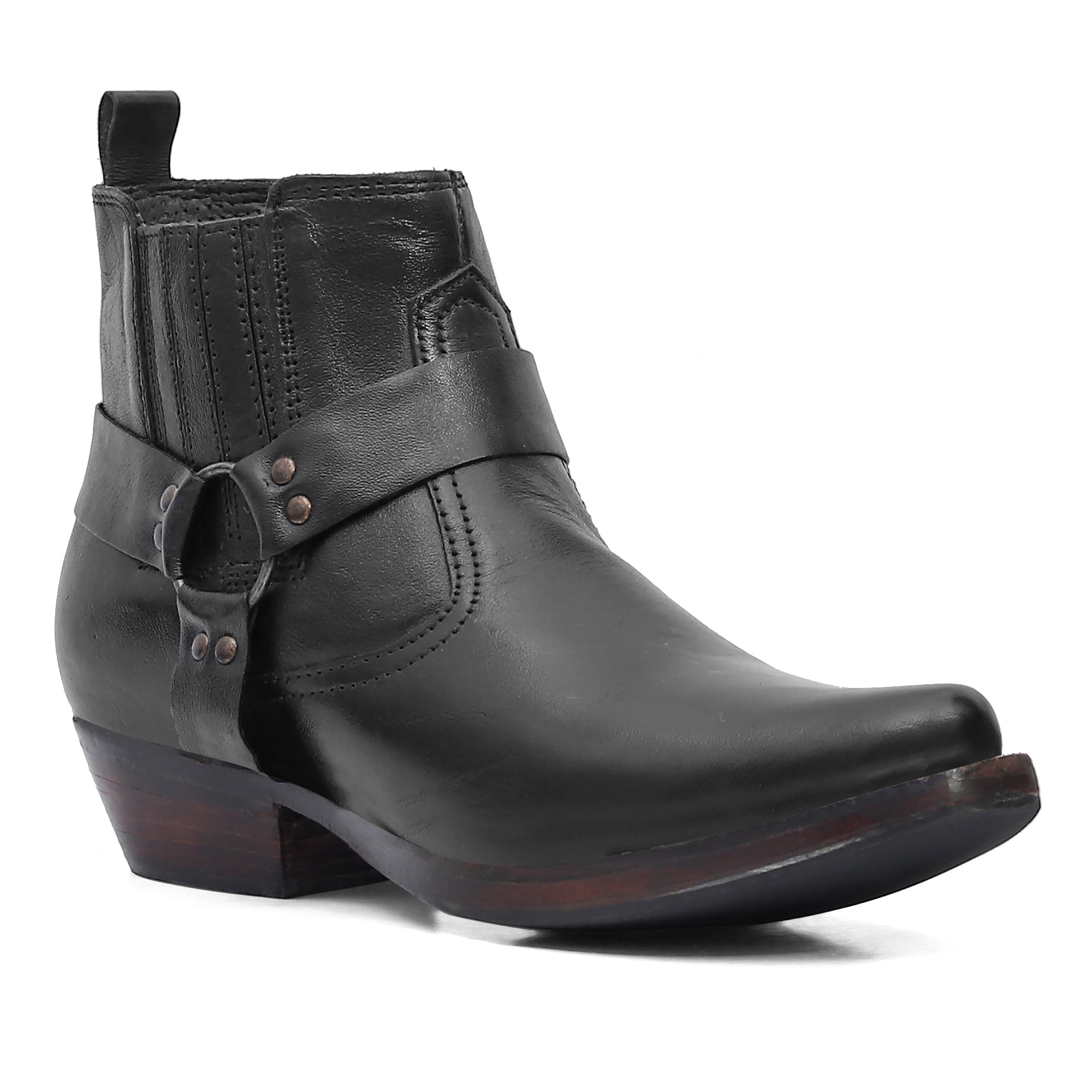 Harness Leather Boots