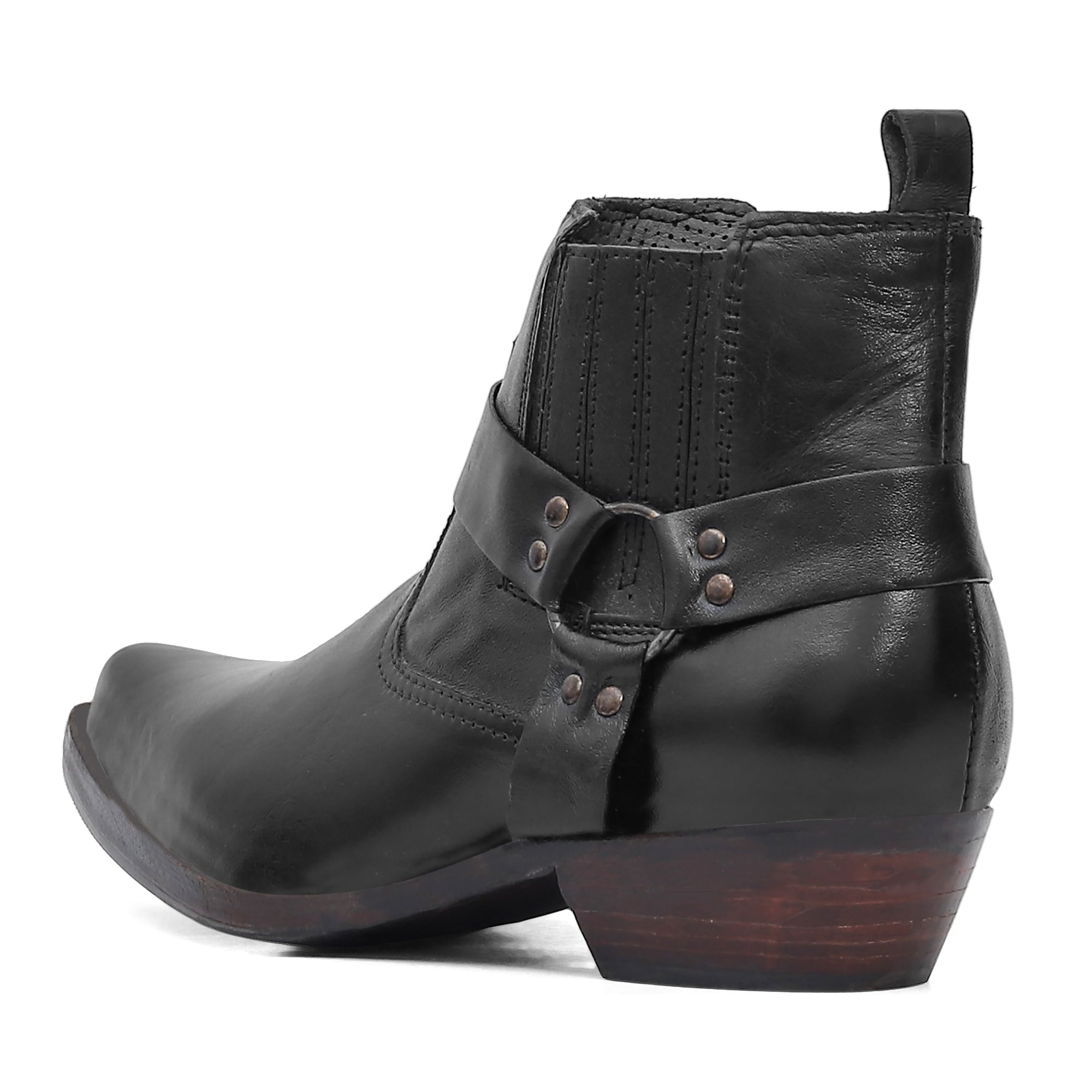 Harness Leather Boots