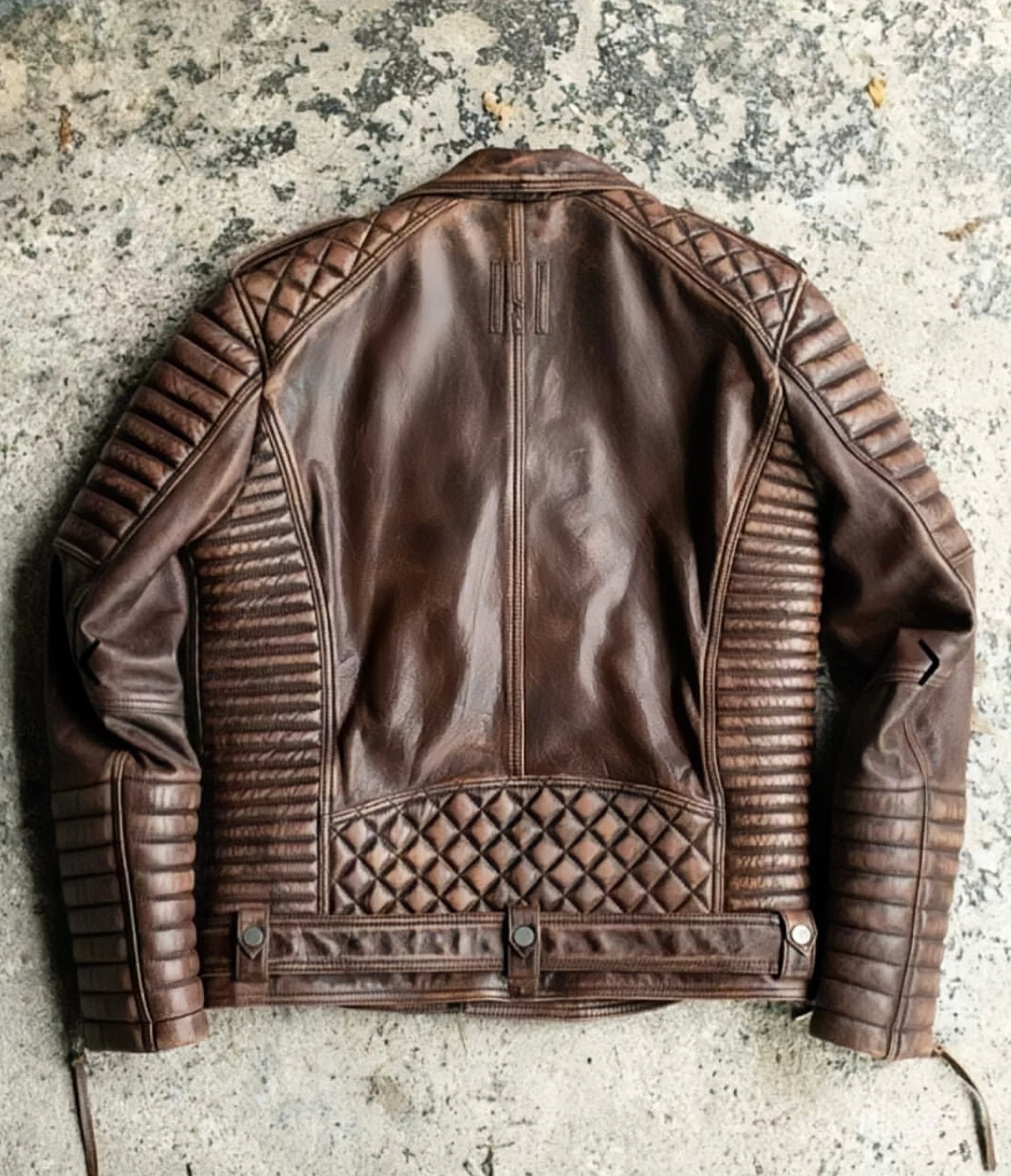 Blaq Motorcycle Leather Biker Jacket