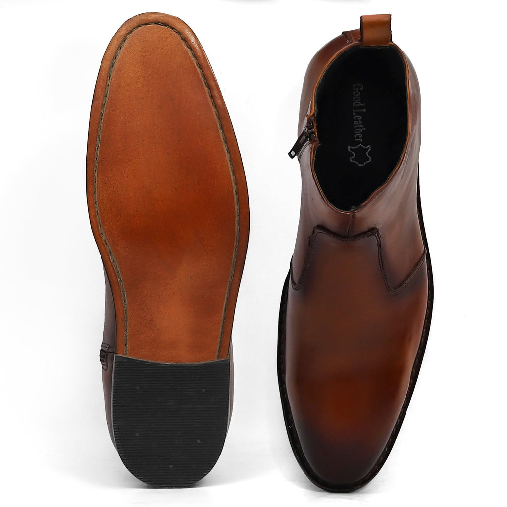 Chelsea Boots with Zipper