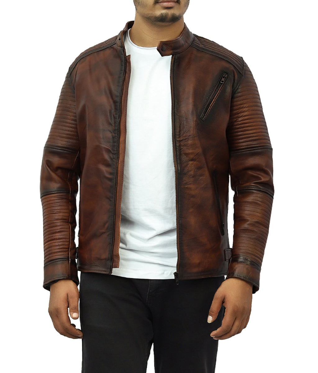 Saint Leather Biker Jacket