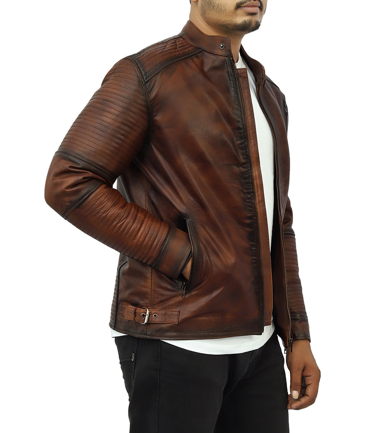 Saint Leather Biker Jacket