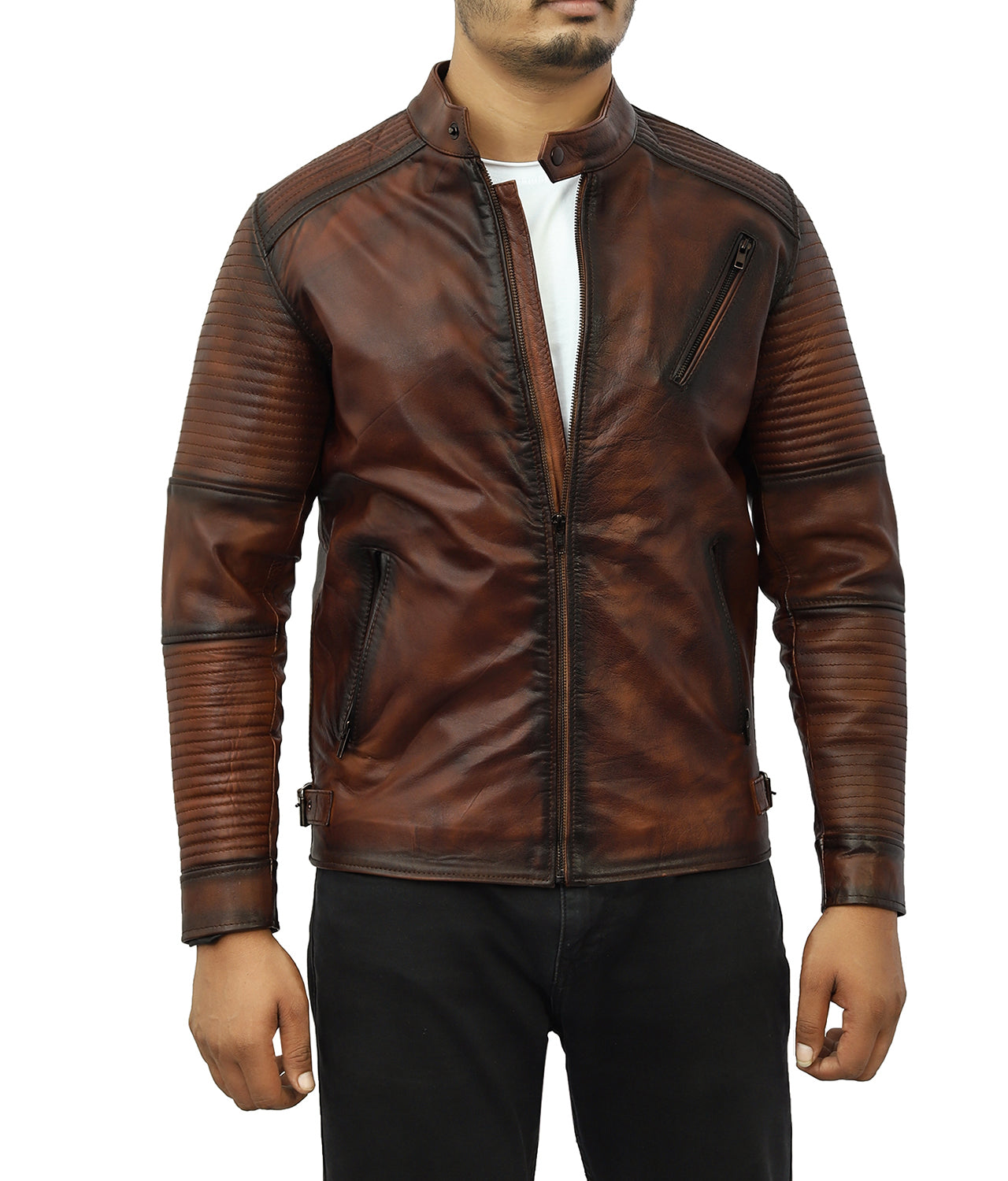 Saint Leather Biker Jacket