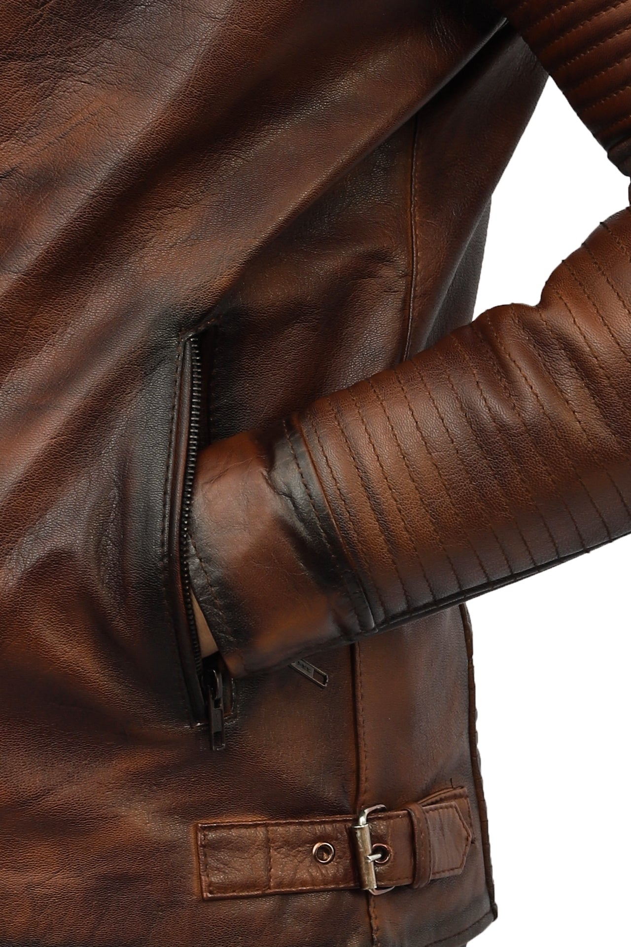 Saint Leather Biker Jacket