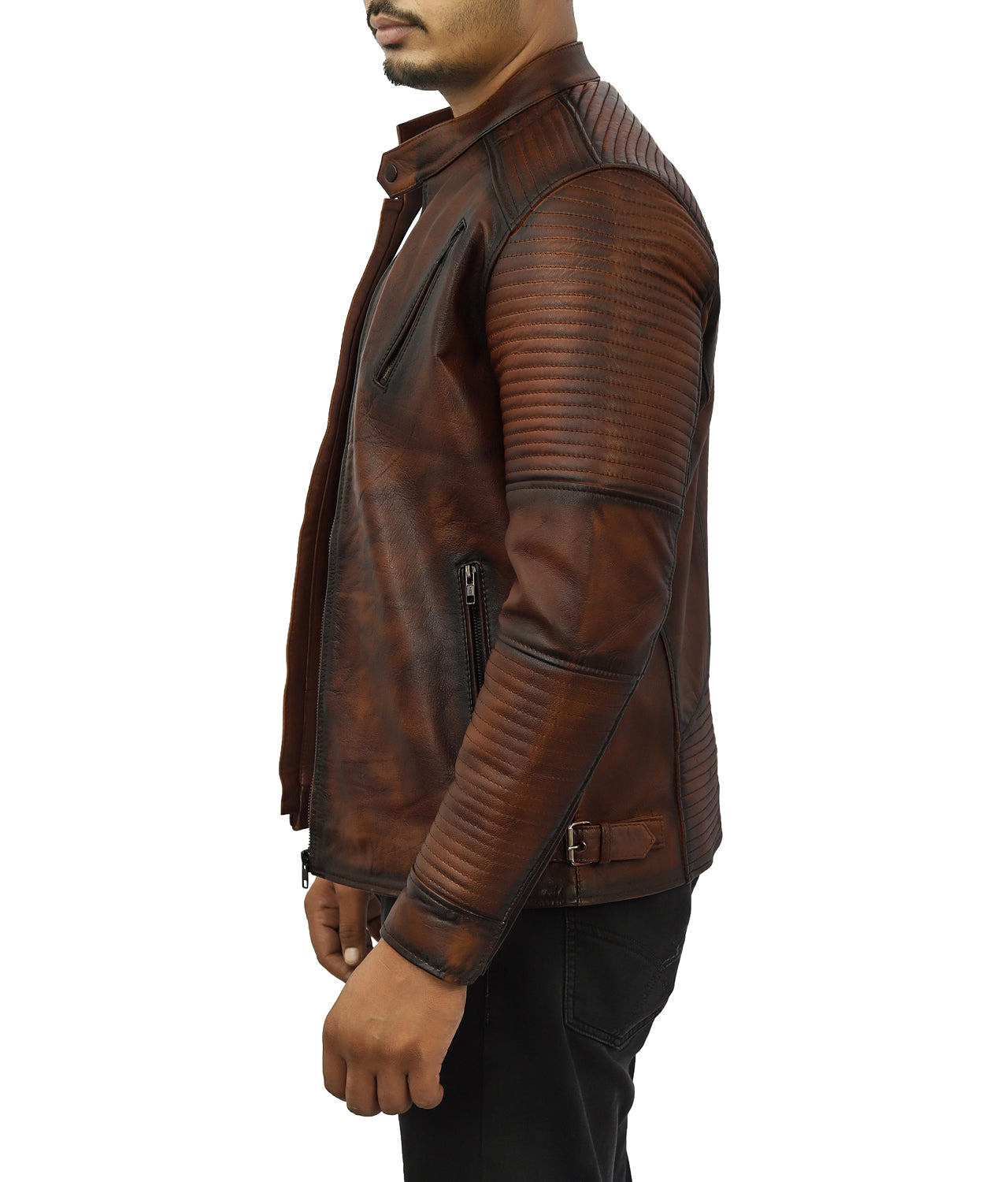 Saint Leather Biker Jacket