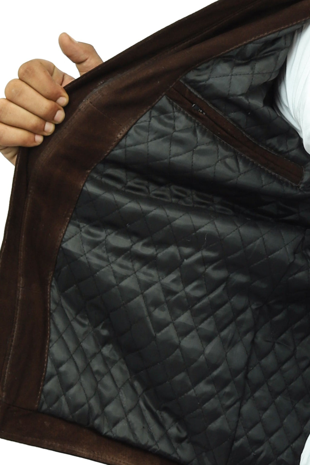 Saint Suede Leather Biker Jacket