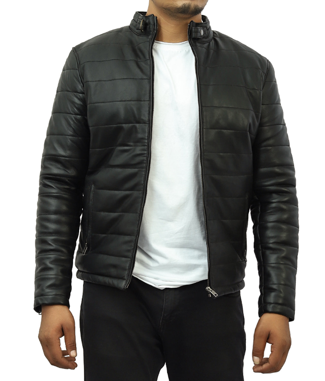 Boomer Leather Biker Jacket