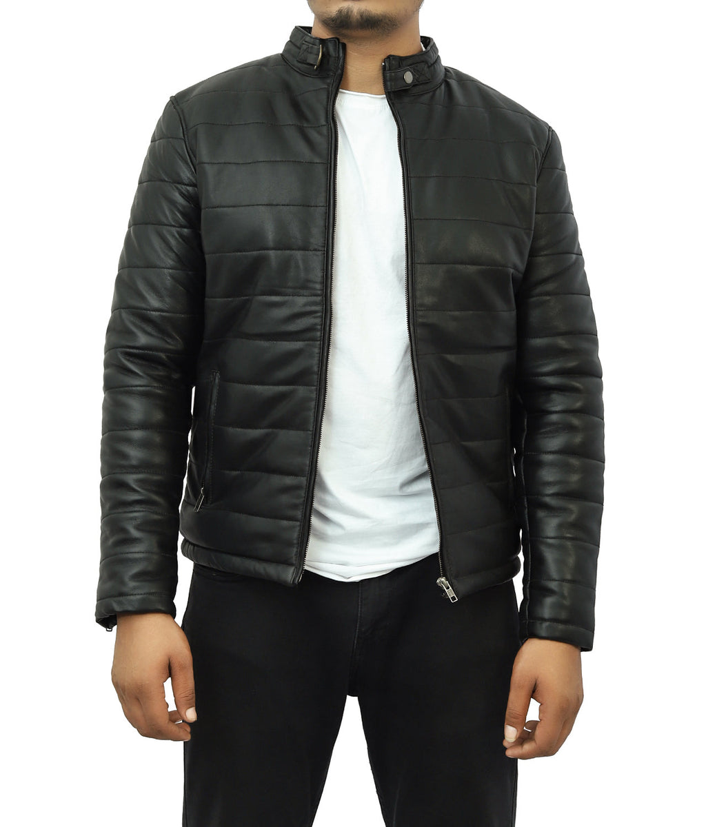 Boomer Leather Biker Jacket
