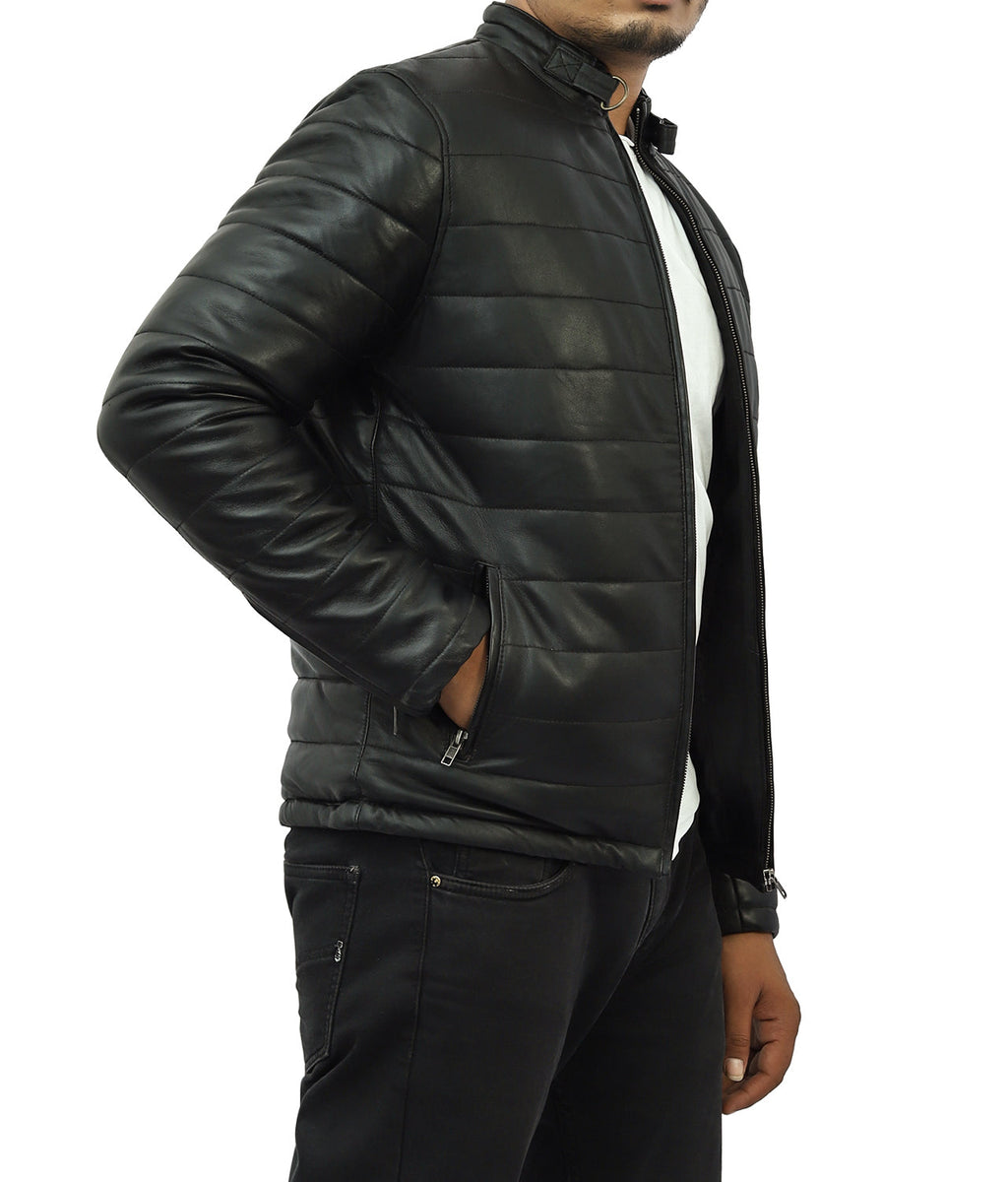 Boomer Leather Biker Jacket