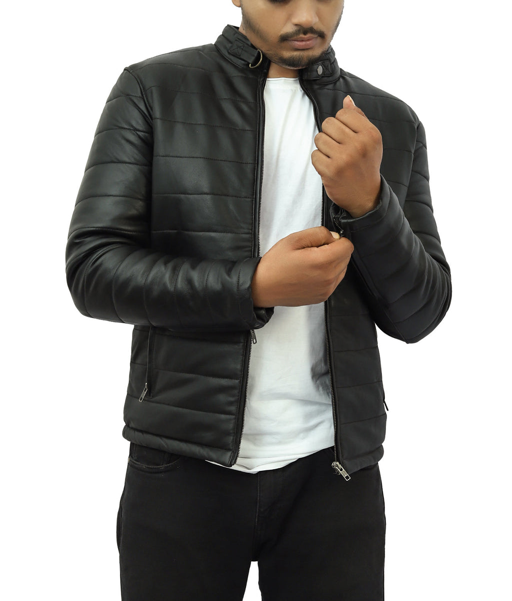 Boomer Leather Biker Jacket