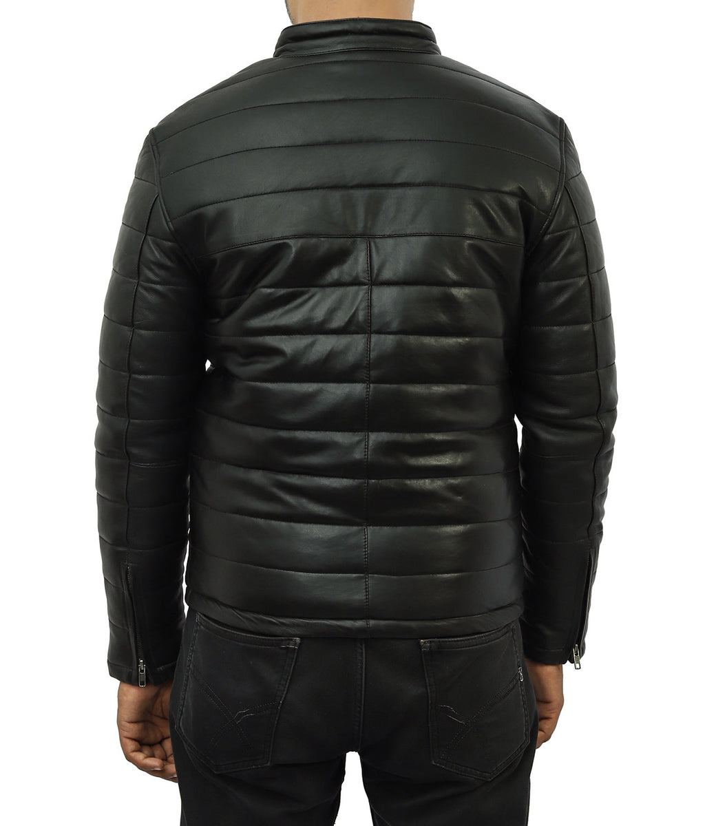Boomer Leather Biker Jacket