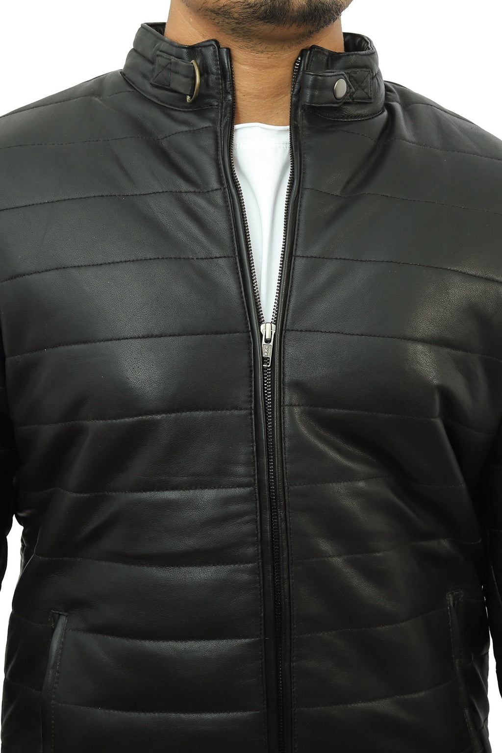 Boomer Leather Biker Jacket