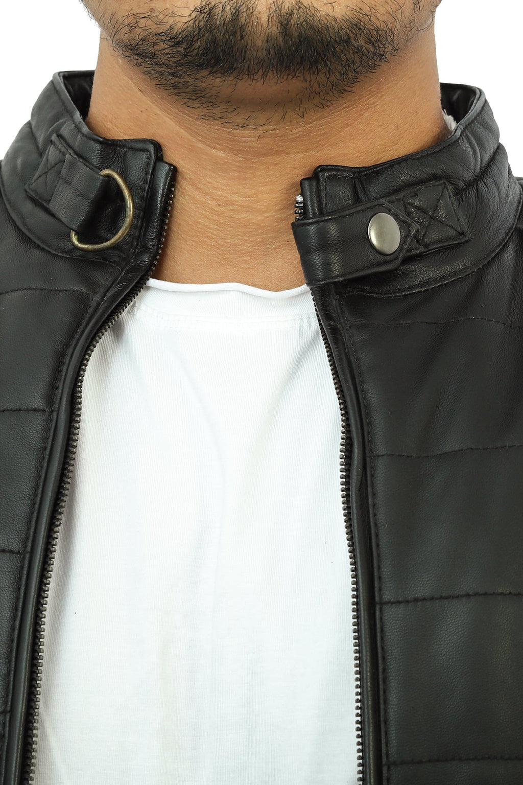 Boomer Leather Biker Jacket