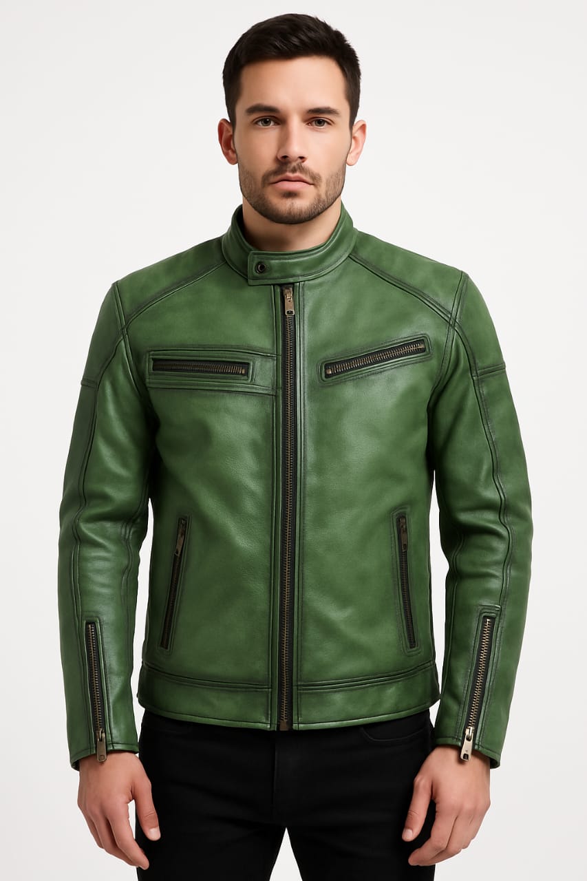 Forest Edge Leather Jacket