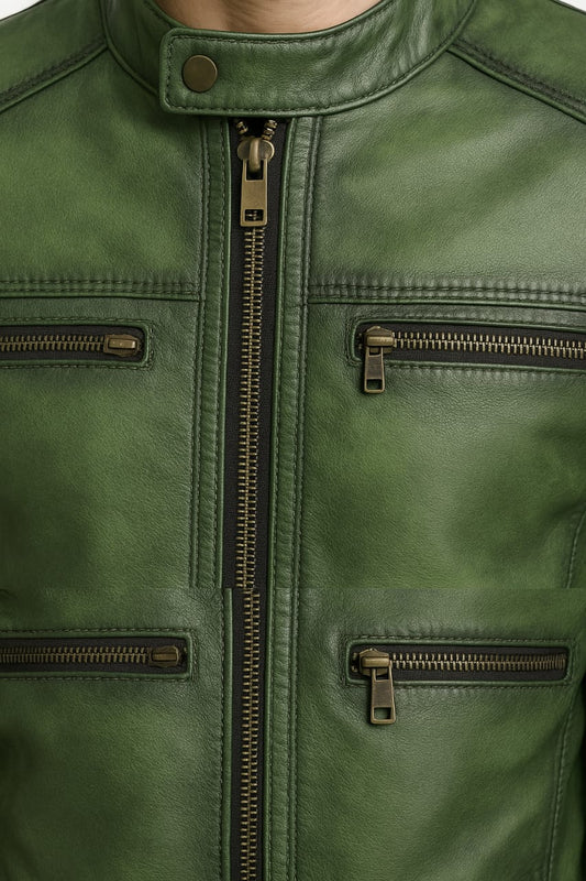 Forest Edge Leather Jacket